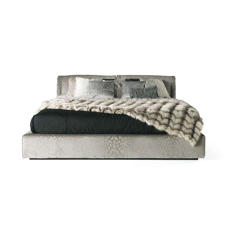 Katil King Upholsteri Berprofil Tinggi
