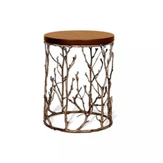 Meja Sisi Papan Lapis Moden